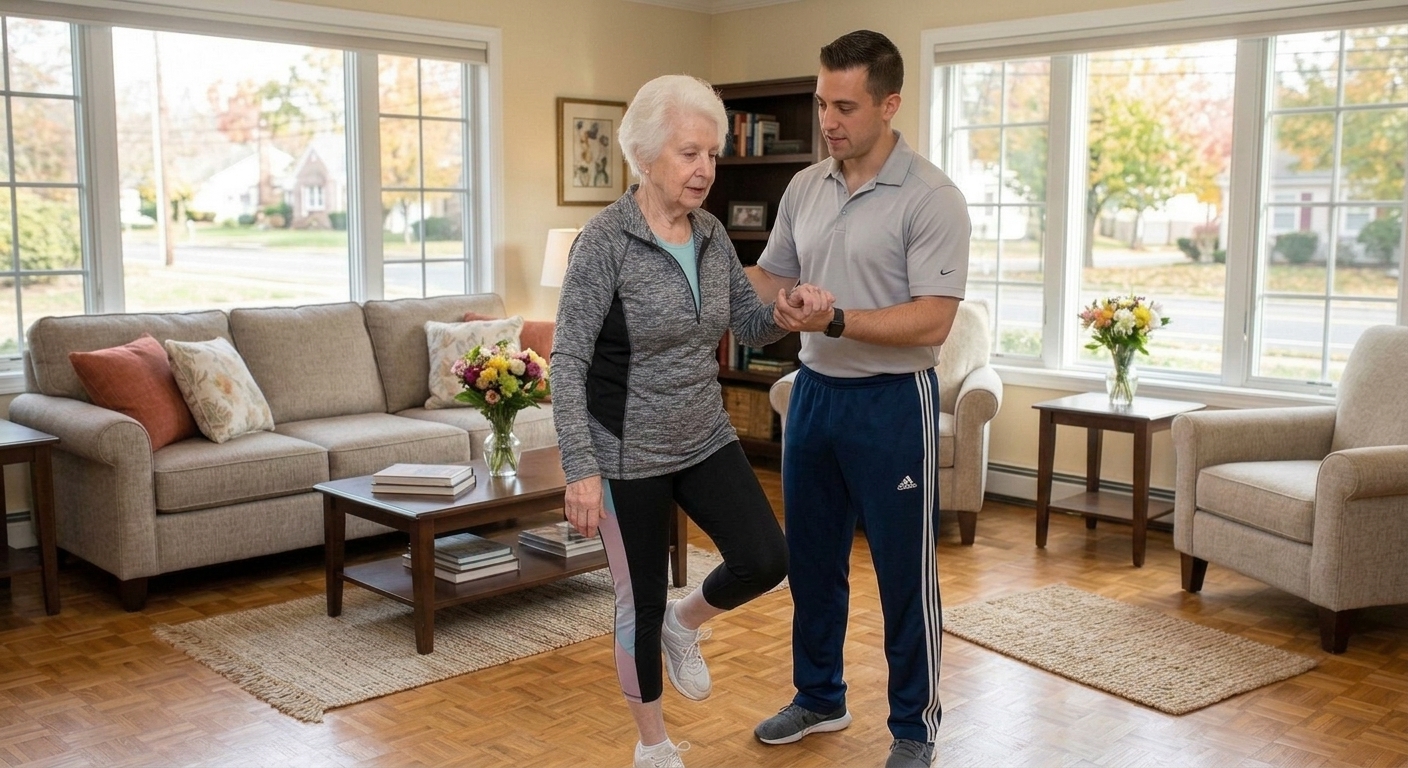 Personal training in Bridgewater helps seniors ease fall anxiety and regain confidence